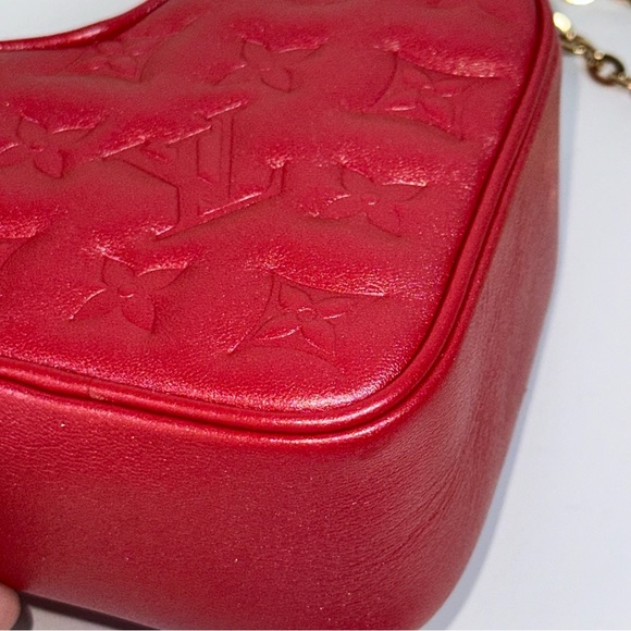 Louis Vuitton Lambskin Embossed Monogram Fall In Love Sac Coeur Heart bag - Picture 11 of 16